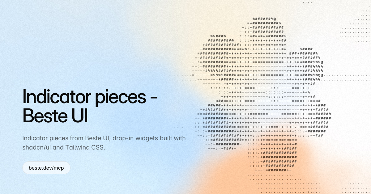 Indicator pieces - Beste UI